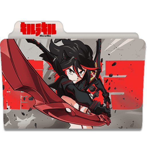 [2014-01-22] kill la kill Anime Folder iCon by Kazukamichan - 428871152.png