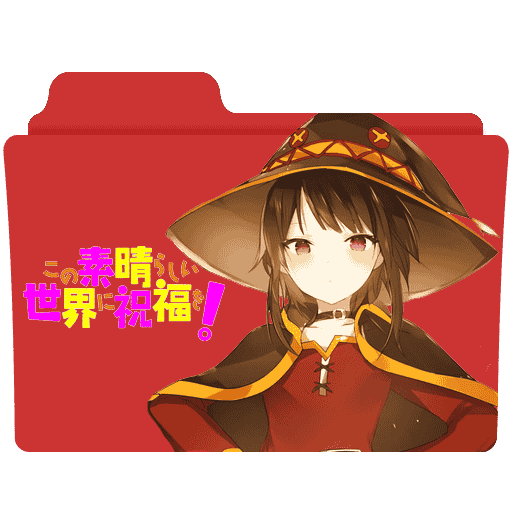 [2018-04-09] Folder Icon - Megumin Konosuba by karsimyuri - 739741963.png